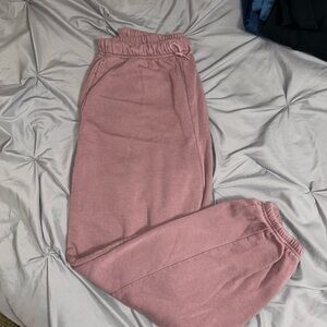 Old Navy Pink Elastic Cuffed Joggers